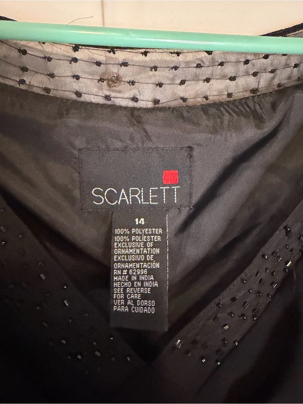 Scarlett Black Sheer Cap Sleeve Maxi Dress - Picture 3 of 4